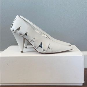 Celine White Heels